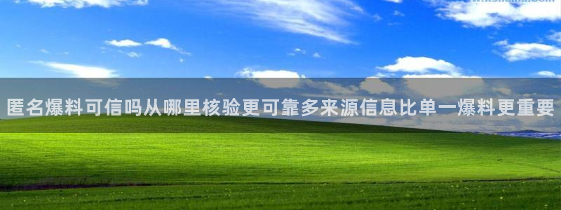 吃瓜黑料大全：匿名爆料可信吗从哪里核验更可靠多来源信息比单一爆料更重要